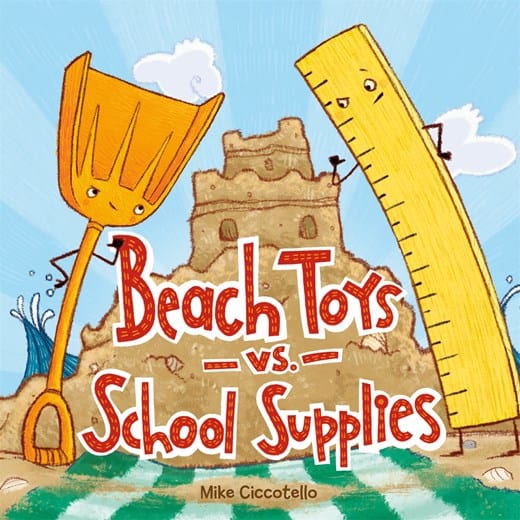 beach toys vs school supplies